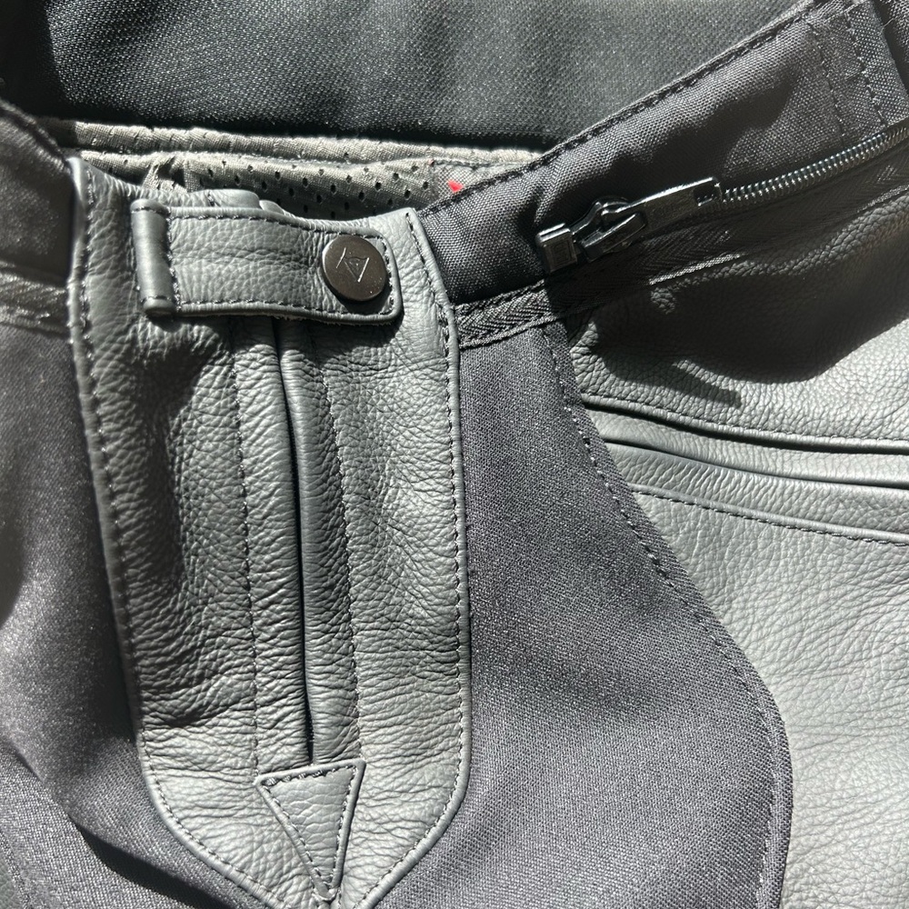 Black Motorcycle Riding Pants - Picture 5 of 6